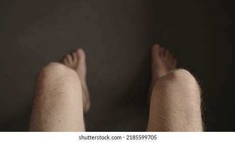 Man Sitting Naked Legs Indoor Wide Stock Photo Shutterstock