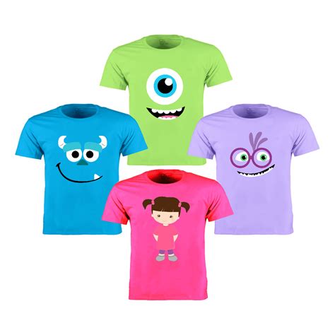 Camiseta Monstro Sa - Camiseta Personalizada Monstros SA Personagens - Primeiras Opções ...