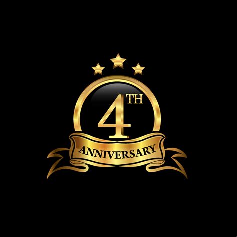 Celebración del aniversario de 4 años. aniversario elegancia clásica