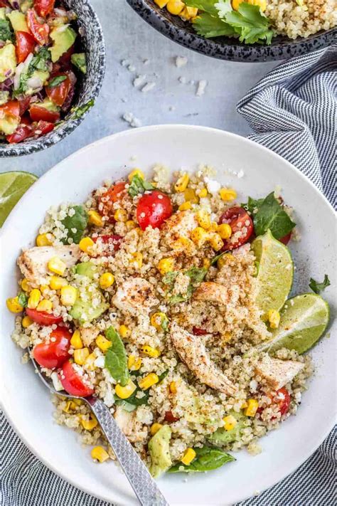 Chicken Quinoa Bowl Recipe Valentina S Corner