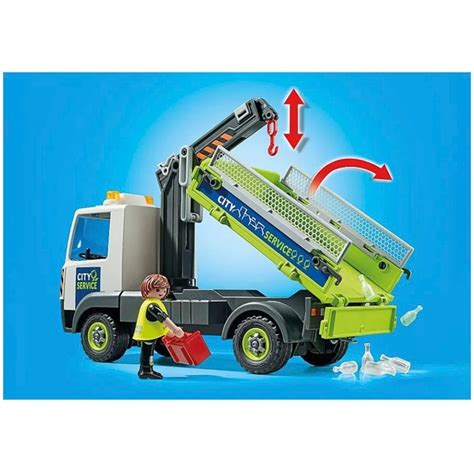 Playmobil City Action 71431 Camion De Recyclage Avec Conteneur