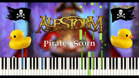 Pirate S Scorn [alestorm] Piano Tutorial Youtube