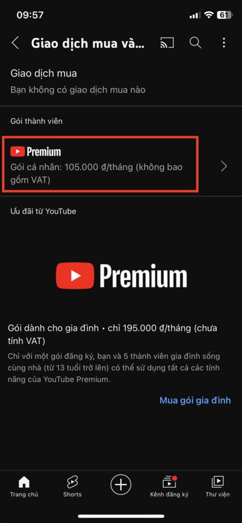 Cách đăng Ký Youtube Premium ở Việt Nam Trên Mọi Thiết Bị