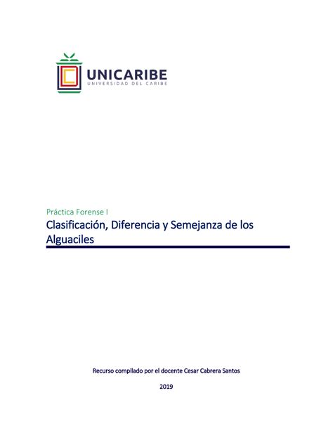 Unidad Recurso Clasificaci N Diferencia Y Semejanza De Los