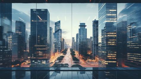 Close Ups Of Modern Urban Tourism City Landscapes In Commercial High