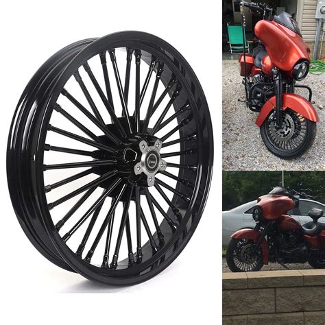 Tarazon Inch Fat Spoke Wheels Rims For Harley Softail Standard