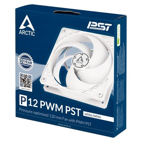 Arctic P12 PWM PST (White/White) | iWay.hu Számítástechnikai Webáruház