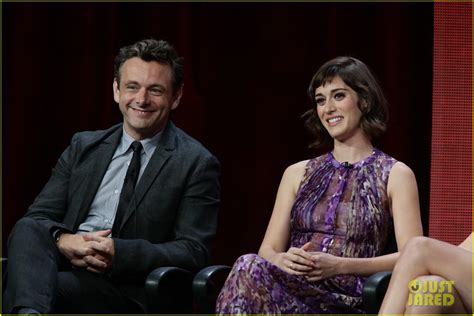Lizzy Caplan Michael Sheen Masters Of Sex TCA Tour Panel Photo