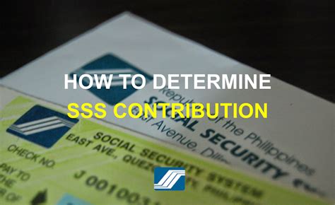 determine  sss contribution  pinoyguide
