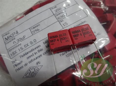 2019 Hot Sale 10pcs 20pcs WIMA MKP4 Series 0 33uF 630V 330nf U33 334