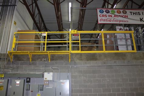 Horizontal Opening Mezzanine Safety Gate Cai Safety Systems Inc