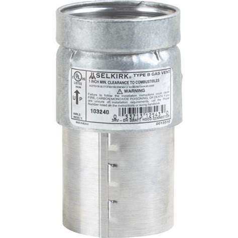 Selkirk Selkirk Rv Draft Hood Connector 103240 3 Draft Hood