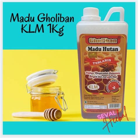 Jual MADU HUTAN KALIMANTAN GHOLIBAN 1KG ORIGINAL BOTOL EMBOSS