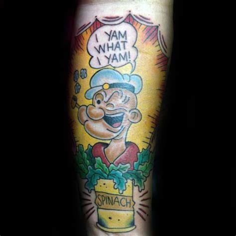 Image Result For Popeye I Yam What I Yam Tattoo Popeye Tattoo Tattoo