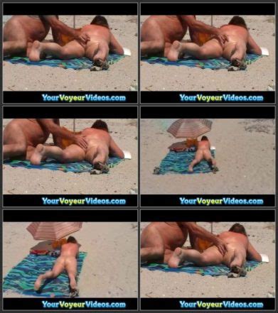 Pussy Fingering On The Beach VoyeurPapa