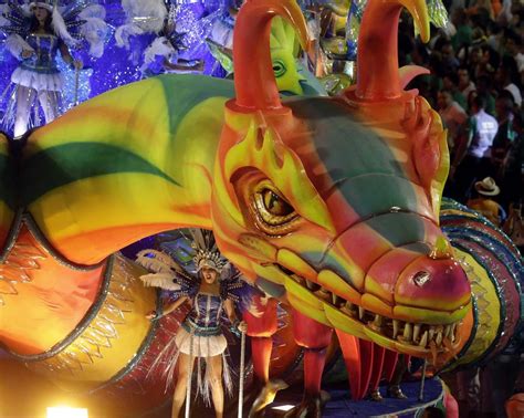 Brazilian Carnival Floats Dragon