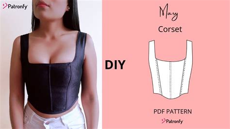 Diy Corset Top Pattern Corset Top Diy Corset Pattern Tutorial Top