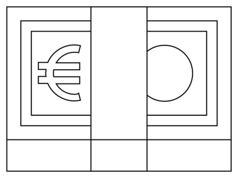 Coloriage Billet En Euros Coloriages Imprimer Gratuits