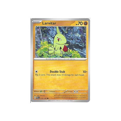 Pokemon Trading Card Game Larvitar Common Card Sv Scarlet