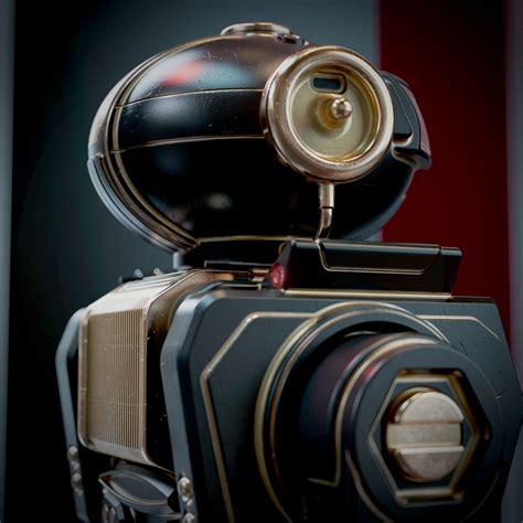 Retro Robot on Behance