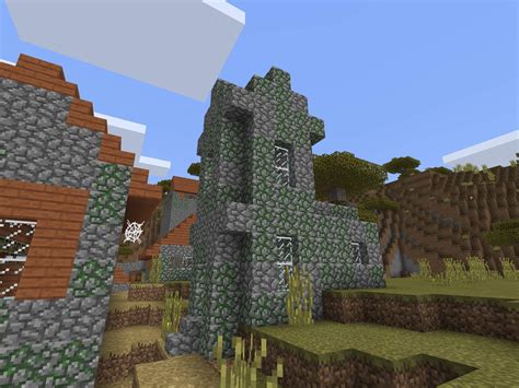 3259165 A Zombie Village In A Savanna Biome Seed Minecraft PE