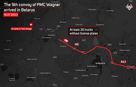 The Th Convoy Of Pmc Wagner Arrived In Belarus Motolkohelp