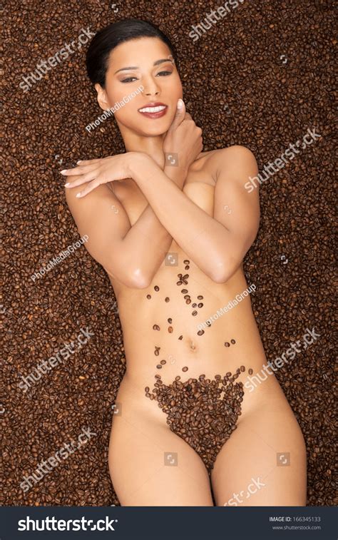 Attractive Naked Woman Lying Coffee Grains Stock Photo 166345133 Shutterstock