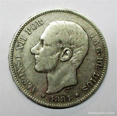 Alfonso Xii Pesetas De Plata Vendido En Subasta