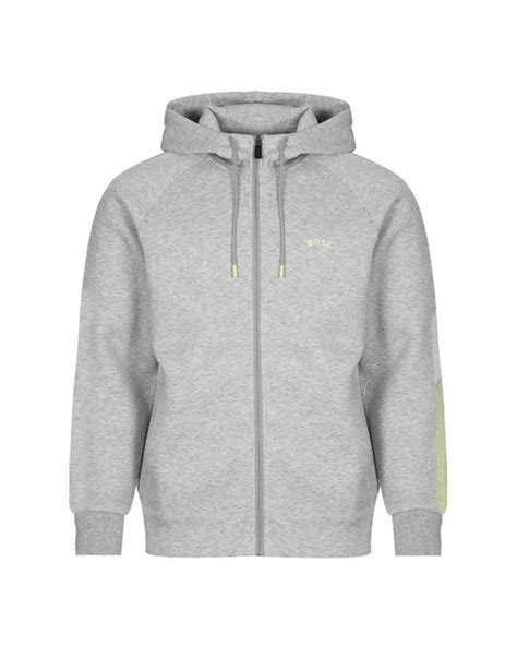 BOSS by HUGO BOSS Saggy 2 Hoodie in Grey (Gray) for Men - Lyst