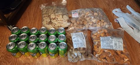 Discovered salvage grocery stores today. 18 cans of soda, 3 pound