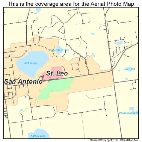 Aerial Photography Map of St Leo, FL Florida