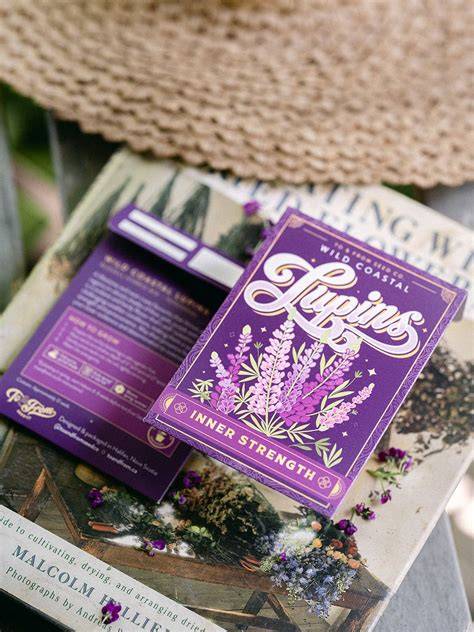 Lupins (Inner Strength) - Floriography Seed Packet – Purely Wicked