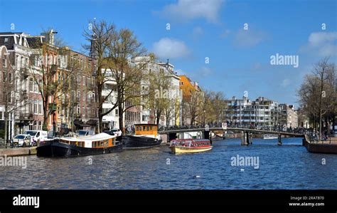 A Morning Walk In Amsterdam Stock Photo Alamy