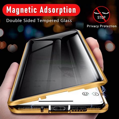 Anti Peeping Privacy Magnetic Case For Samsung Galaxy S S Note