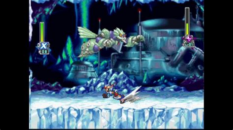 Mega Man X6 Blizzard Wolfang No Damage Buster Only Youtube