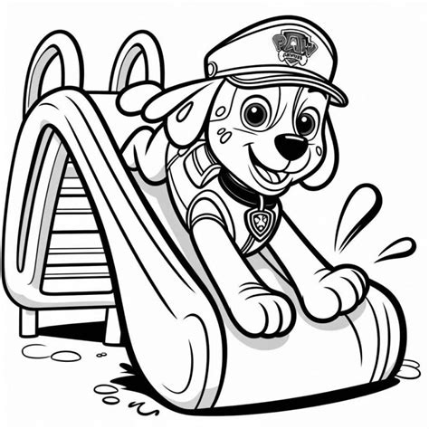 Desenho Para Colorir Patrulha Canina