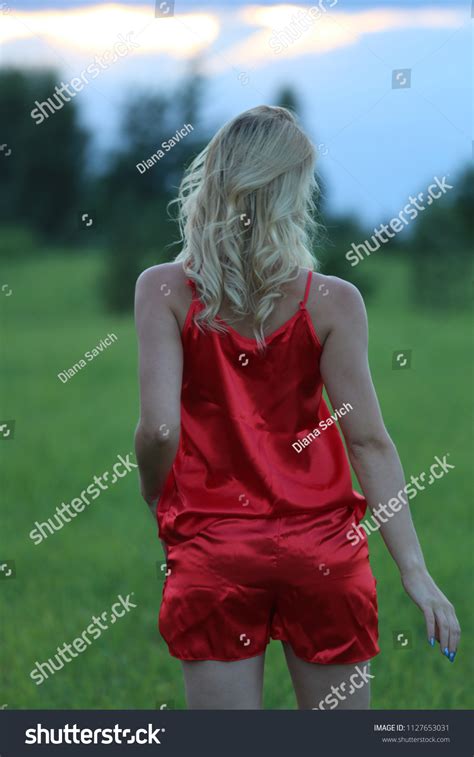 Blonde Field Red Stock Photo 1127653031 Shutterstock
