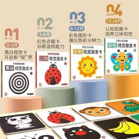 Baby Visual Stimulation Card Sets Pcs Infant Early Education Black