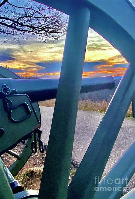 Sunset And Artillery Photograph By Stefani Jane Diana Pixels