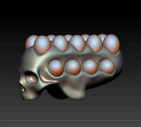 Stl File Skull Egg Tray・3d Printing Design To Download・cults
