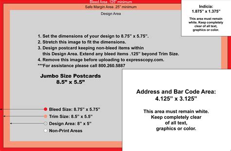 Usps Postcard Regulations Template