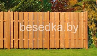 Купить недорого деревянный забор для дачи под ключ с достакой