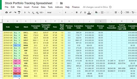 Free Excel Investment Portfolio Spreadsheet Miller Heiman Blue Sheet Template | Template Excel ...