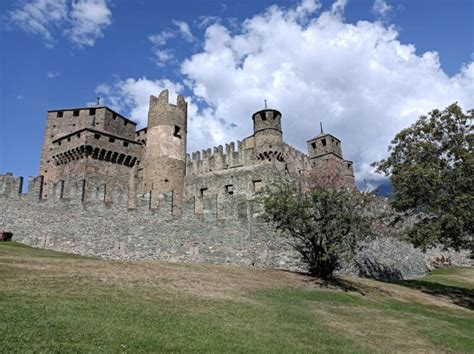Fénis Castle A Medieval Fortress In Italys Aosta Valley Ancient