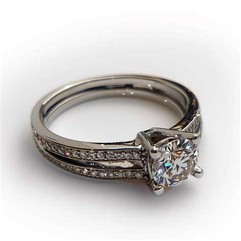 premium photo  silver diamond ring  wedding  couple