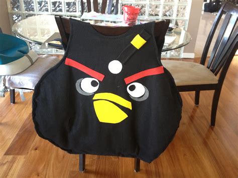 Angry Birds "bomb guy" - Halloween costume - Hand stitched and lined