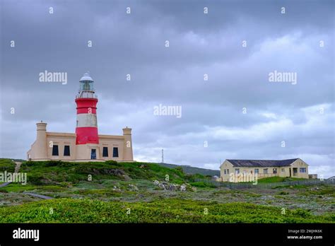 Bad weather at Cap Agulhas, lighthouse, Cape Agulhas, Garden Route ...