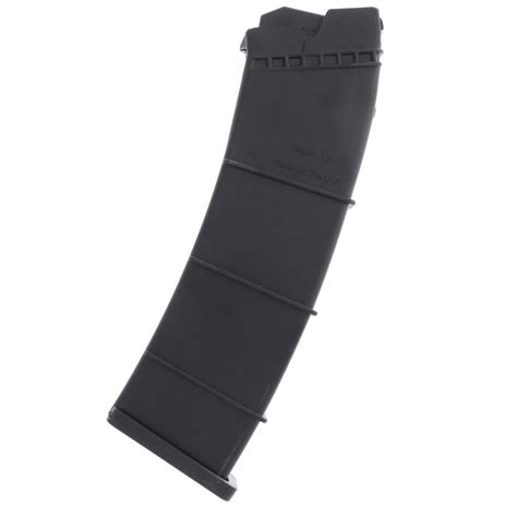 Sgm Tactical Saiga Gauge Round Polymer Black Magazine