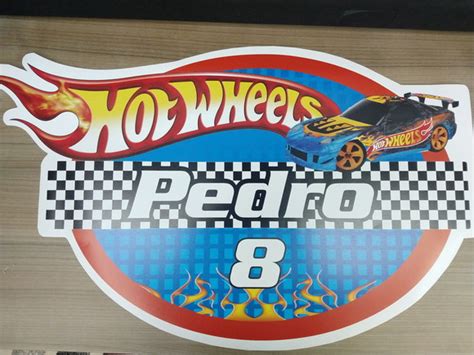 Painel Hot Wheels Compre Produtos Personalizados No Elo