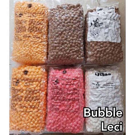 Jual Itpin Bubble Leci Lychee 1kg Tapioca Pearl Leci Lychee 1kg Boba